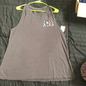 Gray Stranger Things Tank